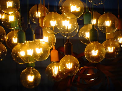 lights, night, dark, glass thumbnail