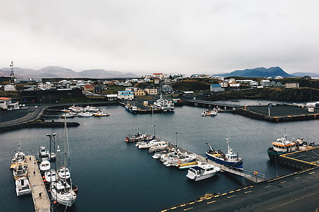 white yachts on body of water thumbnail