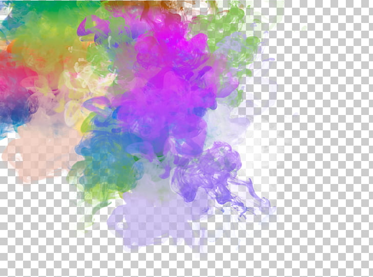 Colored smoke Colored smoke, Multicolored smoke effects, multicolored abstract painting PNG clipart