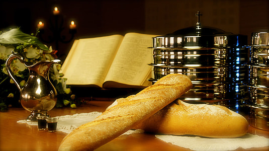 two breads in top of table near pitcher thumbnail