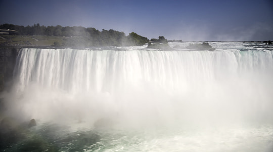 View of American Falls, the Smaller Cousin of Niagara Falls in Ontario, Canada thumbnail