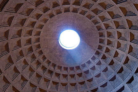 gray concrete ceiling with light ray thumbnail