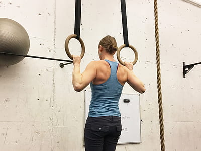 woman in gray tank top holding rope thumbnail