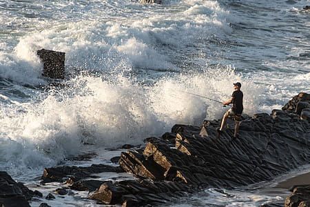 Man Standing Near Shore thumbnail