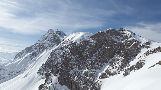 landscape photography of mountain with snow thumbnail
