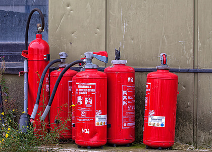 five red oxygen tanks thumbnail