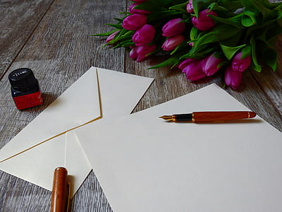 love, romantic, flowers, pen thumbnail