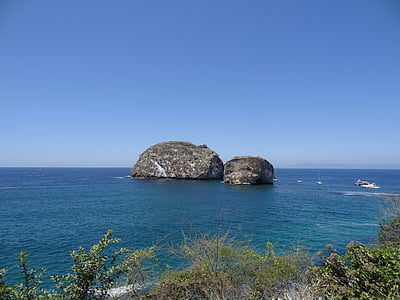 two rocks on body of water thumbnail