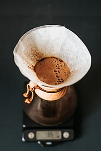 white coffee paper filter thumbnail