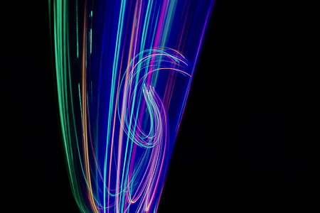 blue and green lights thumbnail