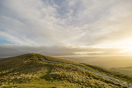 landscape photography of green mountain thumbnail