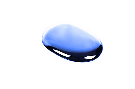 photo of polished blue gemstone thumbnail