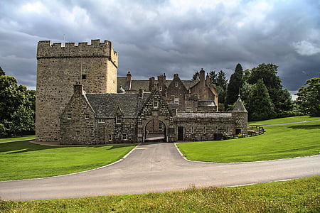 grey castle under cloudy sky during daytime thumbnail