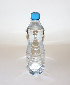 clear plastic water bottle on white surface thumbnail