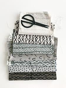 black scissors on top of textiles thumbnail