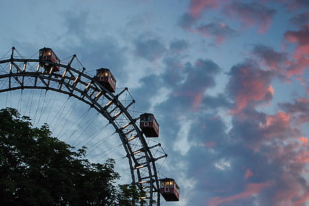 low angle view of Ferris wheel thumbnail