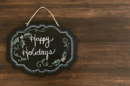 Happy Holidays Chalkboard Photo thumbnail