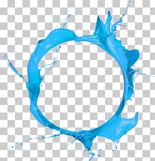 Circle Paint Blue , Blue paint splash, blue paint PNG clipart
