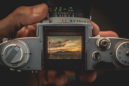 shallow focus photography of camera thumbnail
