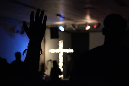 silhouette of person raising its hand thumbnail