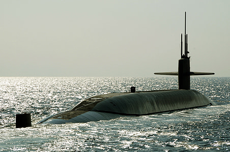 brown and white submarine at daytime photo thumbnail