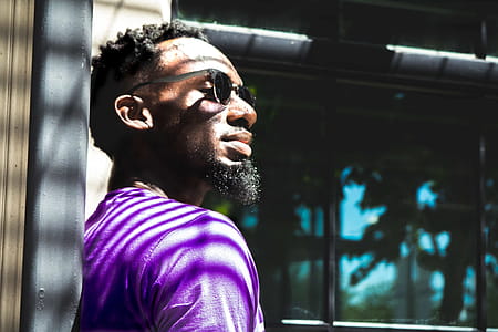 man, person, sunglasses, purple thumbnail