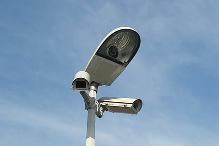 pan-tilt-and-zoom lamp post at daytime thumbnail