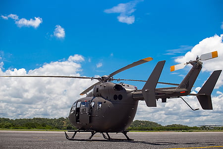 gray helicopter during daytime thumbnail