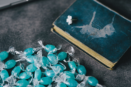 Book and blue candy thumbnail