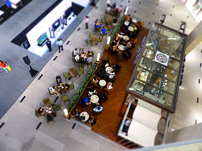 person, cafeterium, buliding, food place thumbnail