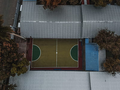 aerial photo of basketball court thumbnail