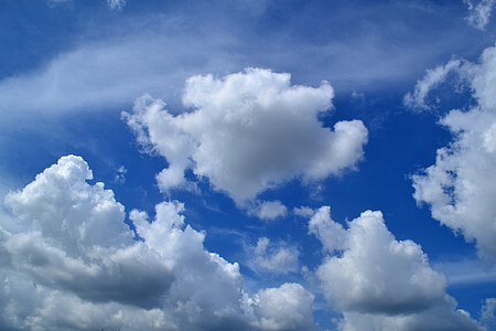 white clouds and blue sky during daytime thumbnail