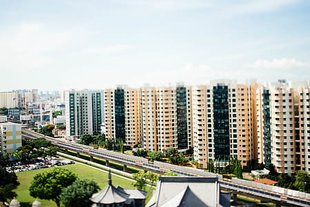 aerial view of brown buildings during day time thumbnail