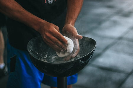 Person Holding White Dough thumbnail