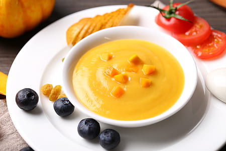 round white bowl with yellow dish thumbnail