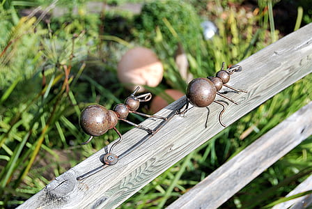 two brown steel ant decors thumbnail