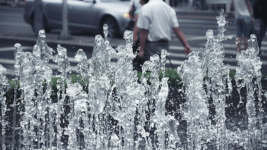 timelapse photography of water fountain thumbnail