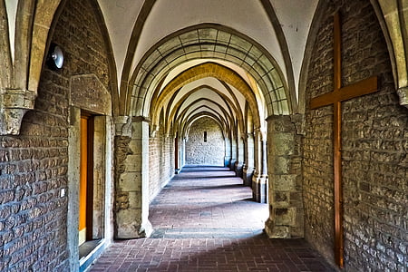 interior photo of brown stone building thumbnail