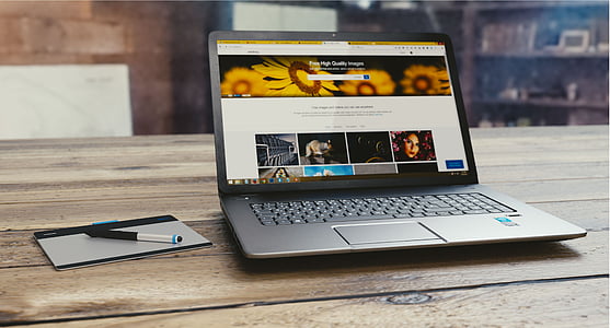 turned on laptop computer thumbnail
