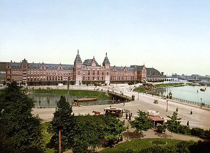 Railway Station, Photochrom thumbnail