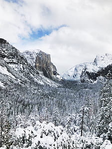 mountain covered by snow thumbnail