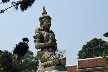 person showing Buddha statue thumbnail