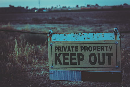 Private Property Keep Out Signboard thumbnail