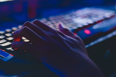 Photo of Person Typing on Computer Keyboard thumbnail