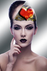 black haired woman thumbnail
