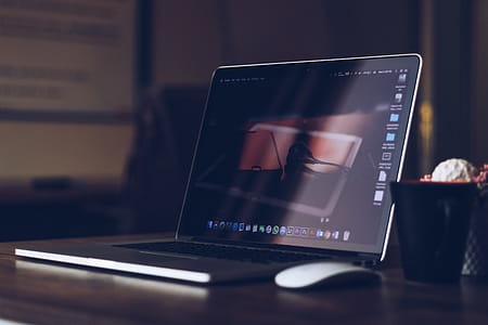 Silver and Black Laptop Computer thumbnail