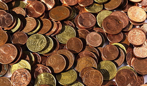 gold-and-copper-colored coin collection thumbnail