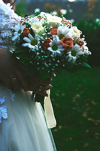 Bride Holding Bridal Bouquet thumbnail