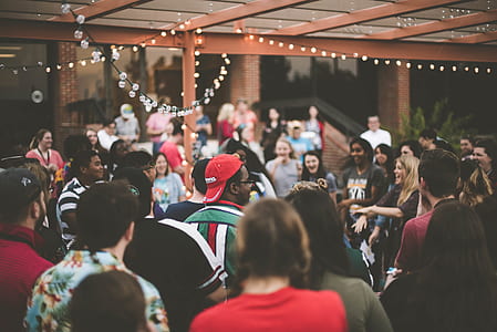 group of people standing under canopy thumbnail