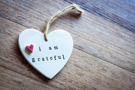 white I Am Grateful pendant thumbnail